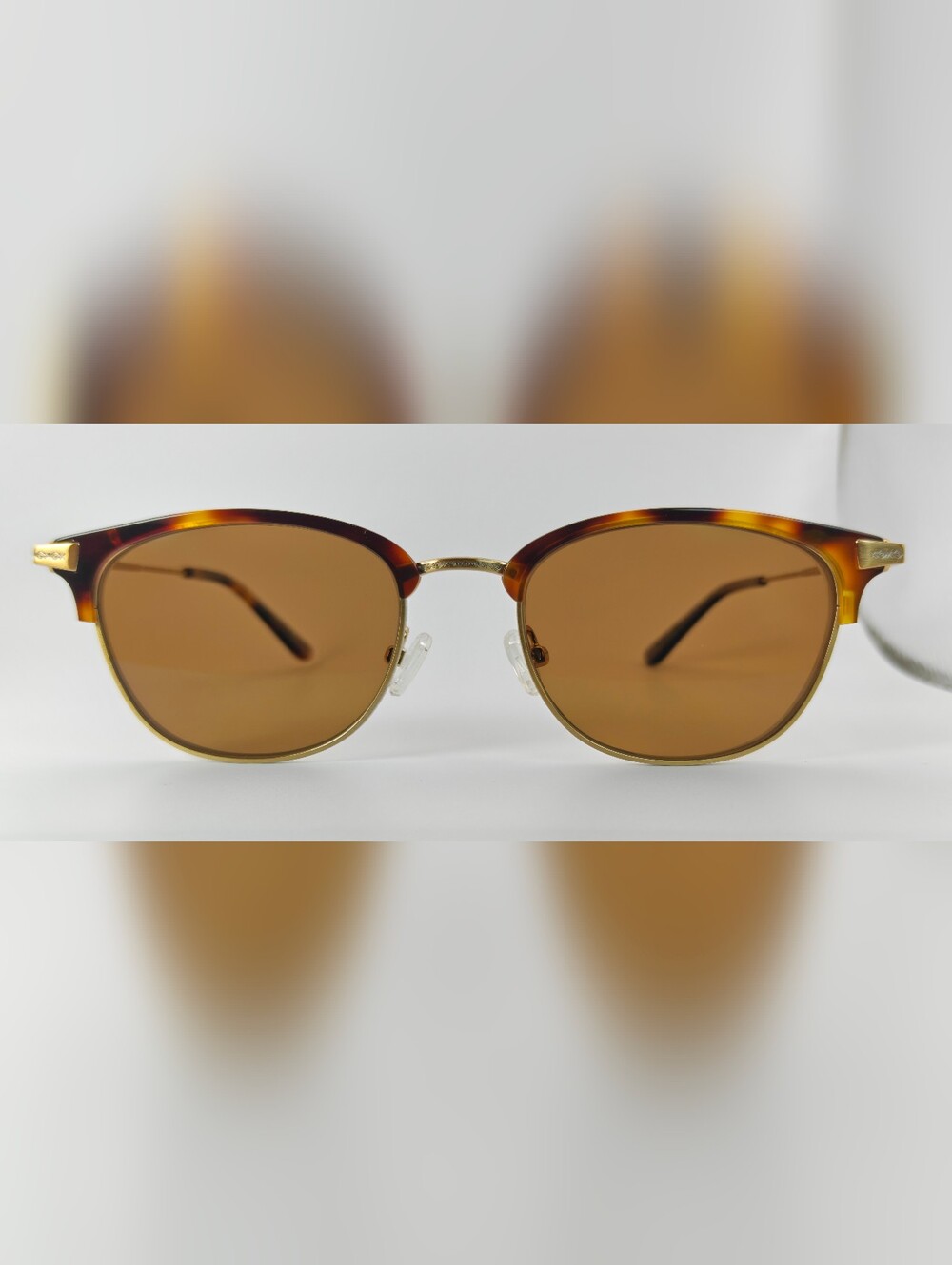 Fanfare. Tortoiseshell Clubmaster. Detailed In All Metal Front